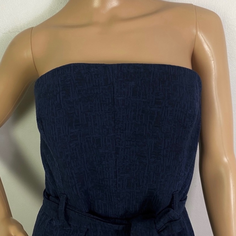 NEW BEC & BRIDGE REVOLVE NAVY STRAPLESS JUMPSUIT - Picture 3 of 8